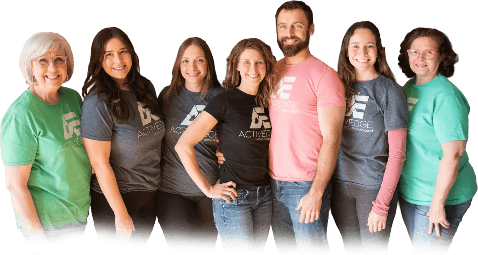 a group picture of the doctors, therapists and specialists of Active Edge Columbus Ohio